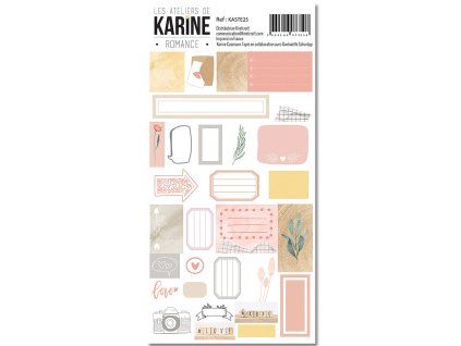 romance stickers etiquettes