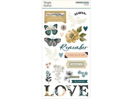 45140 1 chipboardove samolepky simple stories remember