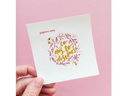 47075 samolepka co das to dostanes