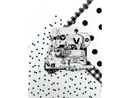 papirove vyseky cernobila dunaon