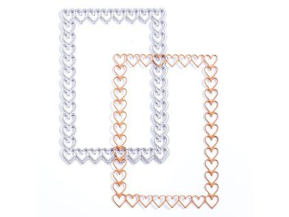 vyrezavaci sablona srdce ramecek 3