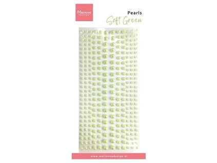 perlicky samolepici zelena