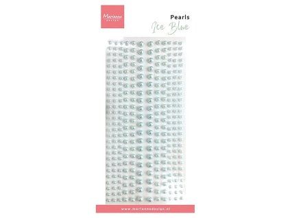 perlicky samolepici modra