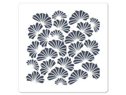 plastova sablona gingko