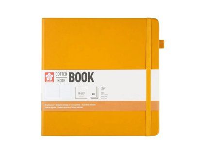 notebook sakura zluty square