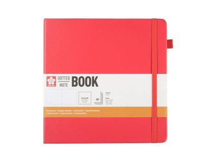 notebook sakura červený square