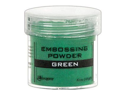 embossovaci prasek zeleny