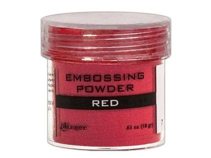 embossovaci prasek cerveny