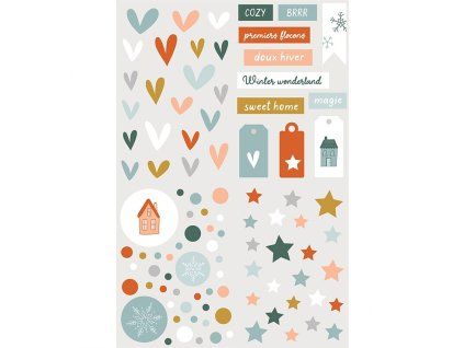 puffy samolepky tvary