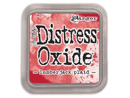 distress oxide tim lumberjack plaid