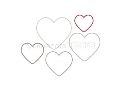 vyrezavaci sablony srdicka