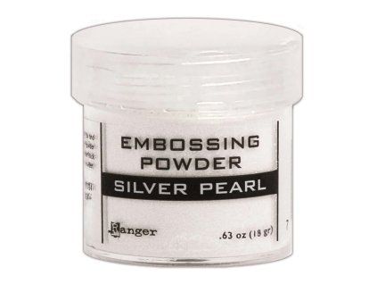ranger embossovaci prasek silver pearl