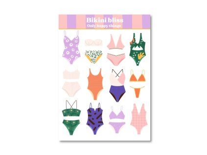 samolepky bikini bliss plavky