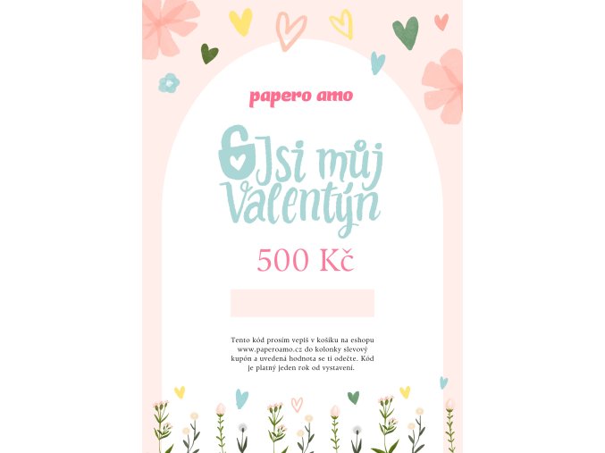 darkovy poukaz valentyn 500