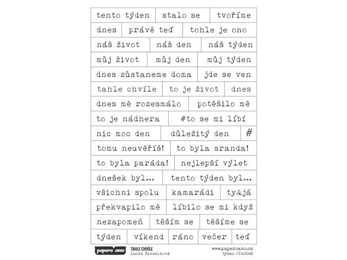 12468 samolepky tahle chvile tento tyden