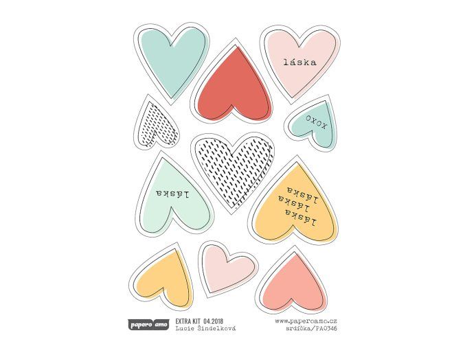 13236 samolepky vikend srdicka