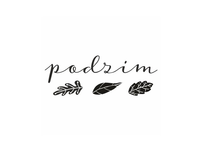 Polymerová sada razítek - PODZIM A LISTÍ