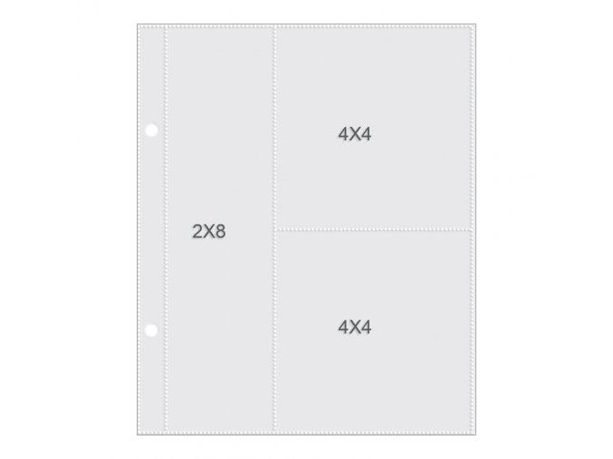 SIMPLE STORIES - Sn@p! Pocket Pages For 6"X8" - (1) 2"X8" & (2) 4"X4"