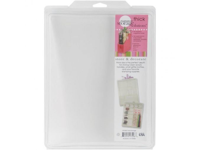 ORGANIZER FOR STAMPS and STAMPING SUPPLIES - THICK