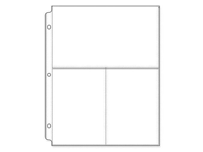 WE R MEMORY KEEPERS - Ring Photo Sleeves - (2) 6"X4"