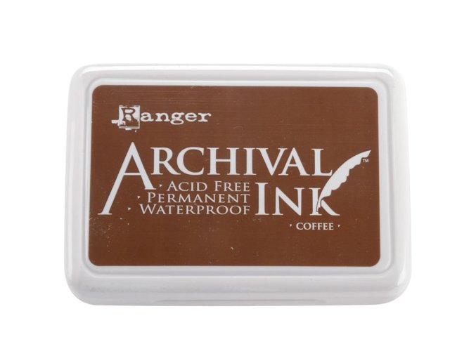 Razítkovací barva RANGER / Archival - COFFEE