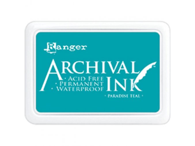 Razítkovací barva RANGER / Archival - PARADISE TEAL