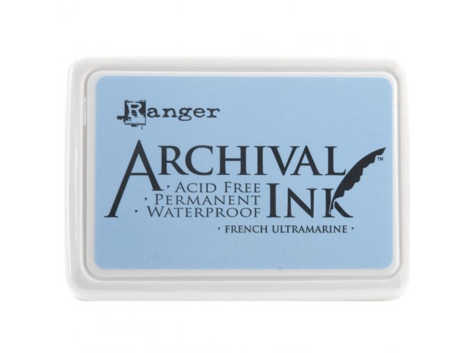 Razítkovací barva RANGER / Archival - FRENCH ULTRAMARINE