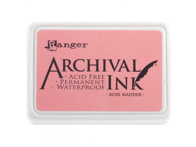 Razítkovací barva RANGER / Archival - ROSE MADDER