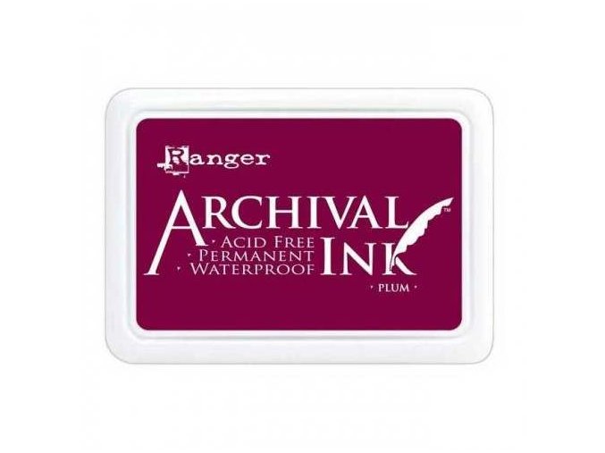 Razítkovací barva RANGER / Archival - PLUM