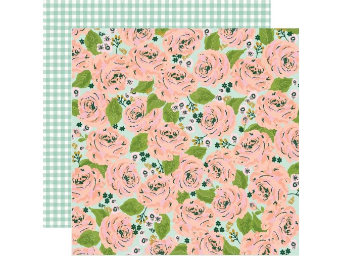 Papír na scrapbook - BUNNIES & BLOOMS / In Full Bloom