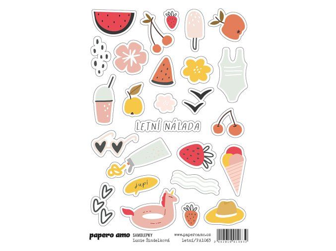 samolepky letní