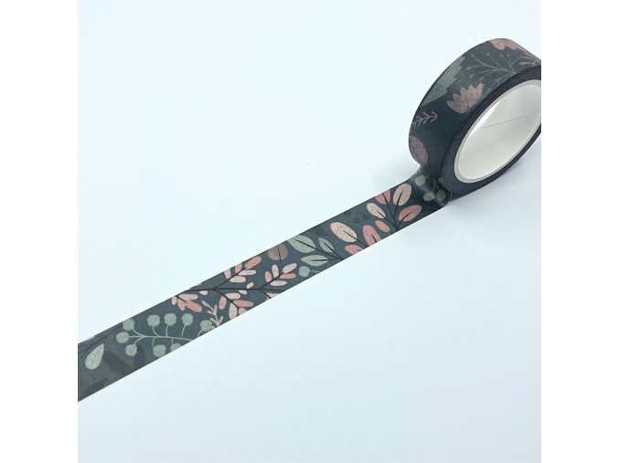 Washi tape - Time for tea / Green Autumn