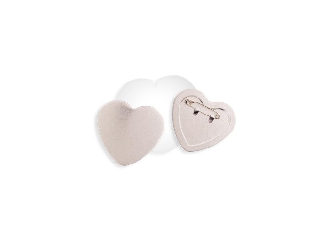 HEART PLATES (57mm) / Button Press