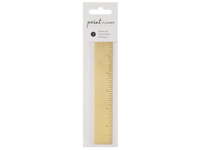 39642 mini kovove pravitko point planner