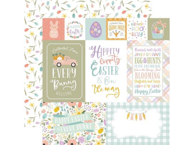 Scrapbook papír - IT´S EASTER TIME / Multi Journaling Cards