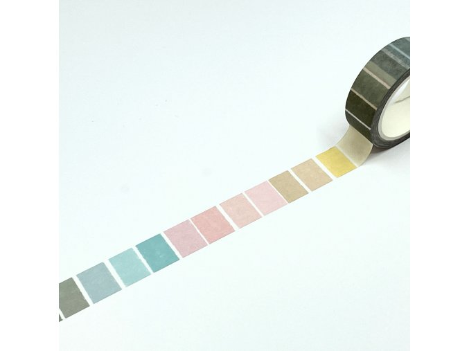 WASHI TAPE  - PICNIC IN THE MEADOW / Rainbow stripes
