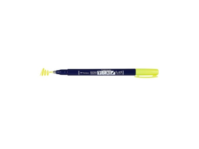 stetcovy fix tombow fudenosuke tvrdy hrot neonova zluta (1)