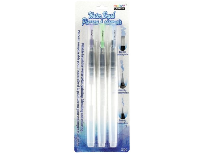 WATER BRUSHES - set of 3 pcs