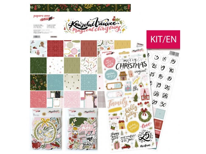 page kit magical christmas