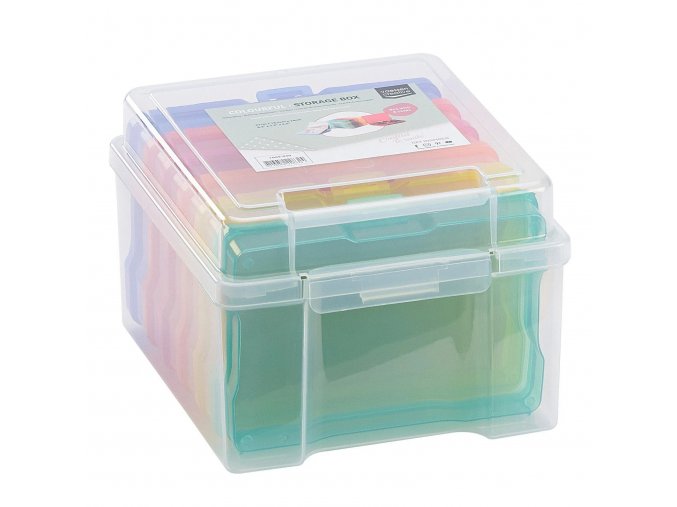 VAESSEN CREATIVE - COLORED STORAGE BOX WITH 6 CASES