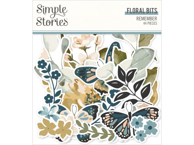 Papírové výseky Simple Stories Remember/ Floral