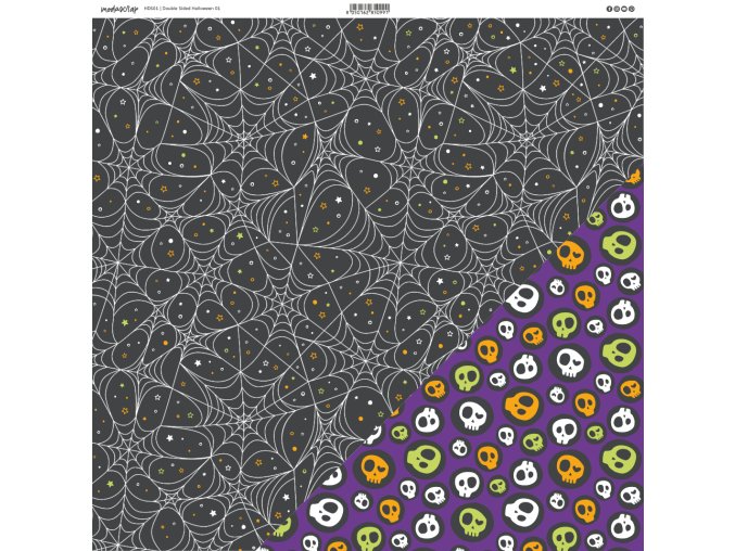 modascrap double sided halloween hds01 1