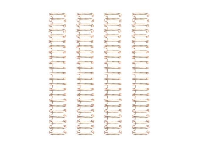 vázací drátky rose gold