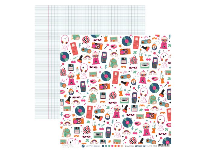 kreativni sada retro devadesatky 90s scrapbook papiry 4