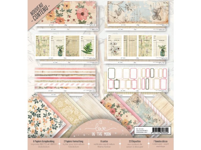 scrapbookove papiry printemps charmant