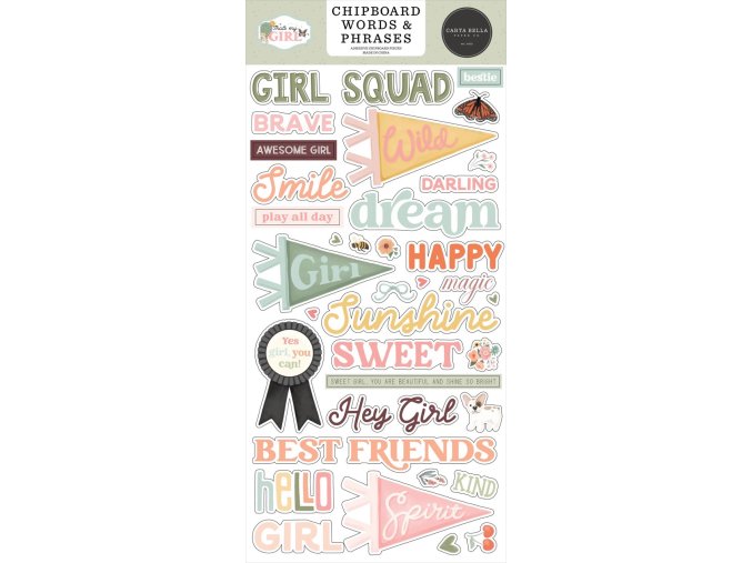 chipboard samolepky holcici thats my girl