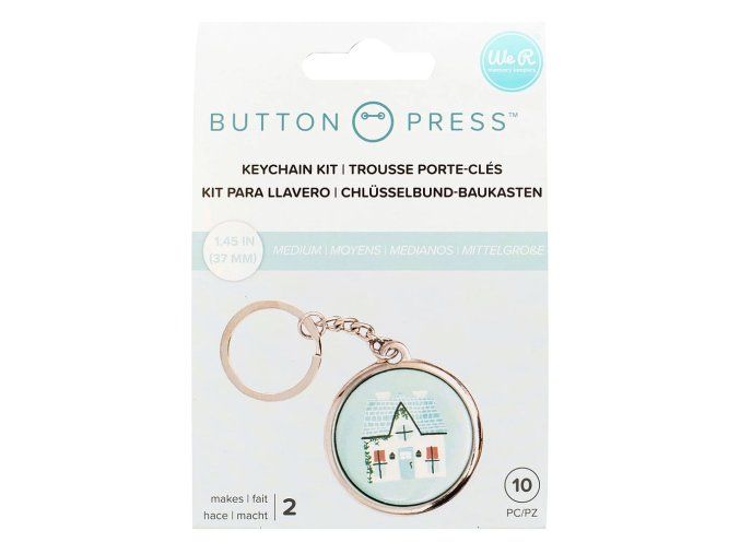 button press privesek na klice kit
