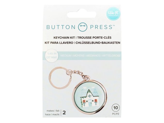 button press privesek na klice kit