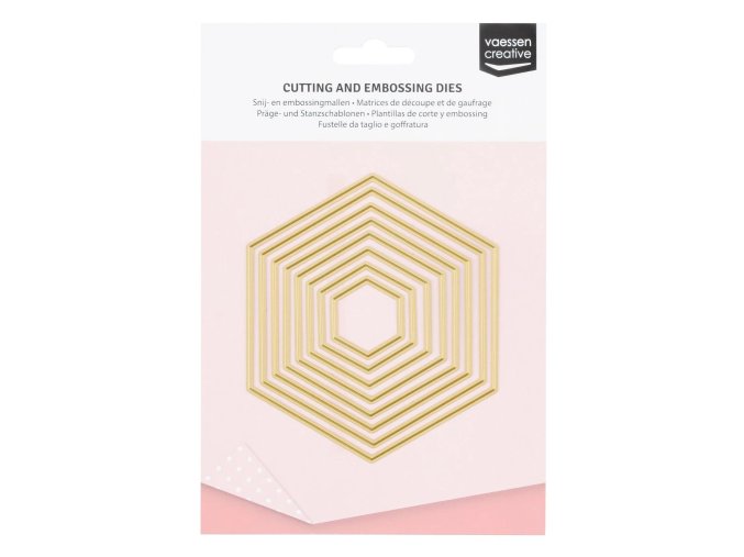 vyrezavaci sablony kovove sestiuhelnik hexagon