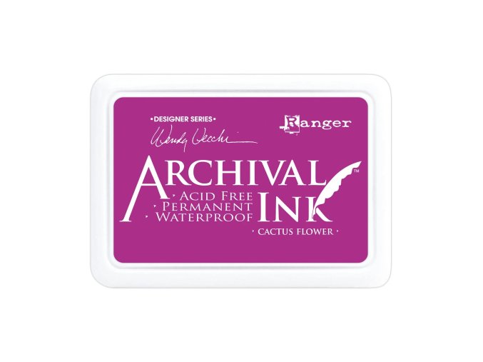 archival ink razitkovaci barva cactus flower